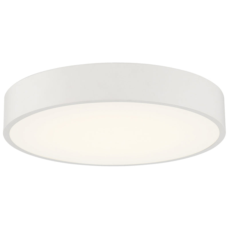 Como Medium LED Flush Mount in White