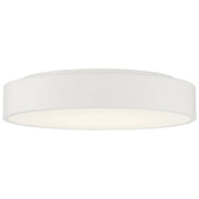 Como Medium LED Flush Mount in White