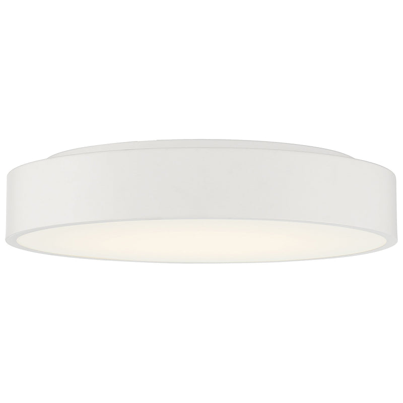 Como Medium LED Flush Mount in White