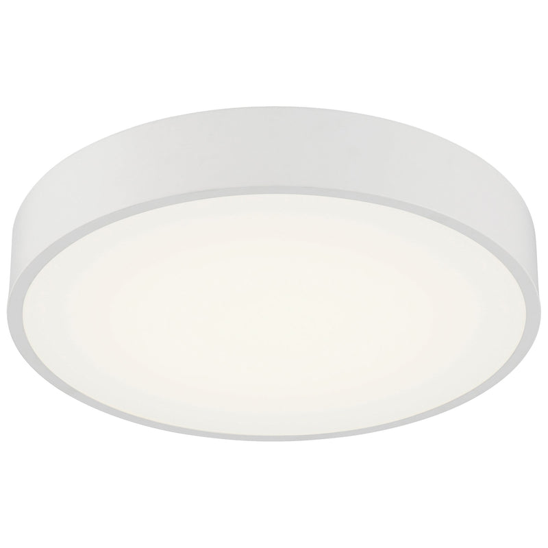 Como Medium LED Flush Mount in White