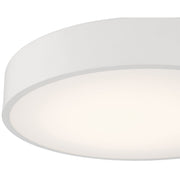 Como Medium LED Flush Mount in White