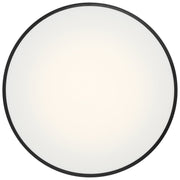 Como Medium LED Flush Mount in Black