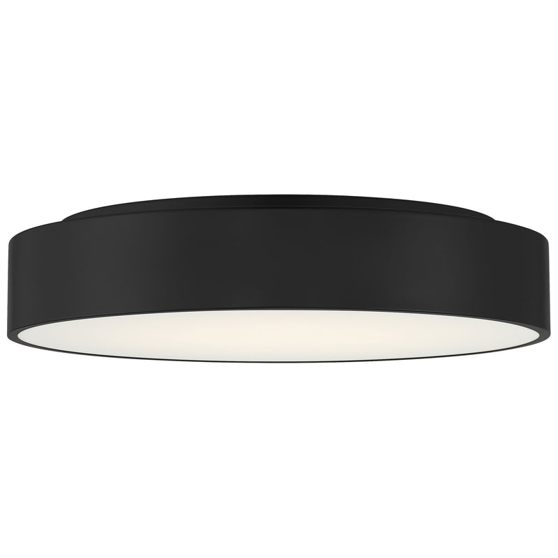 Como Medium LED Flush Mount in Black