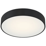 Como Medium LED Flush Mount in Black