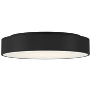 Como Large LED Flush Mount in Black