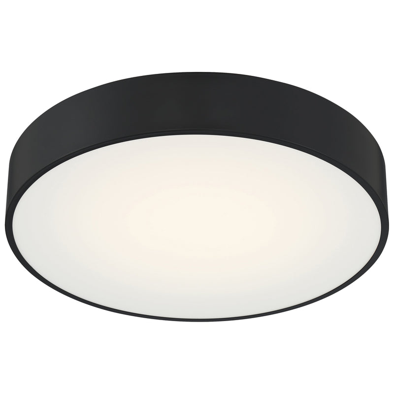 Como Large LED Flush Mount in Black