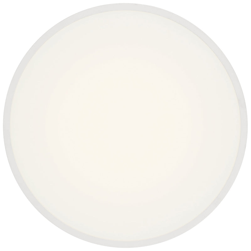 Como Large LED Flush Mount in White