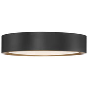 Malaga 15.75" Flush Mount in Matte Black