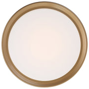 Malaga 15.75" Flush Mount in Matte Black