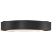 Malaga Color Selectable 19.75" Flush Mount in Matte Black