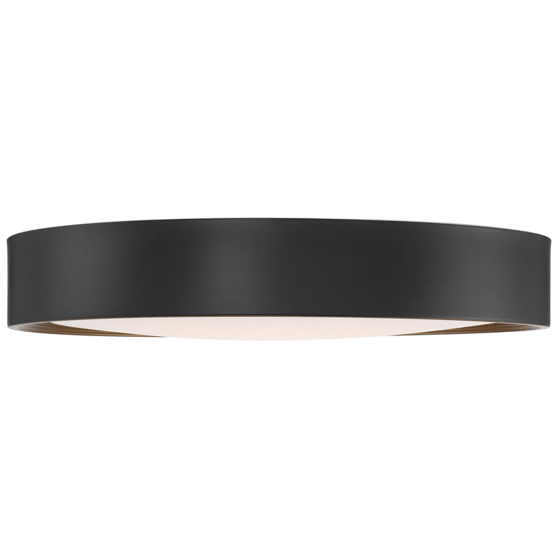 Malaga Color Selectable 19.75" Flush Mount in Matte Black