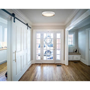 Malaga Color Selectable 23.75" LED Flush Mount in Matte White
