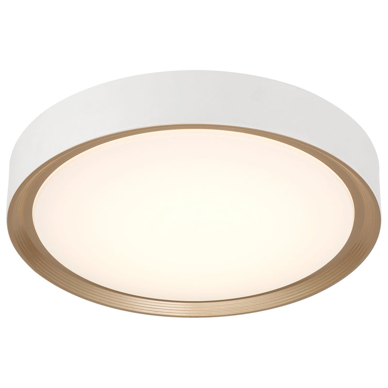 Malaga Color Selectable 23.75" LED Flush Mount in Matte White