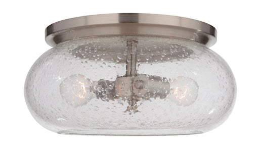 Serene 2 Light 14.5" Flushmount in Brushed Polished Nickel