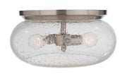 Serene 2 Light 14.5" Flushmount in Brushed Polished Nickel