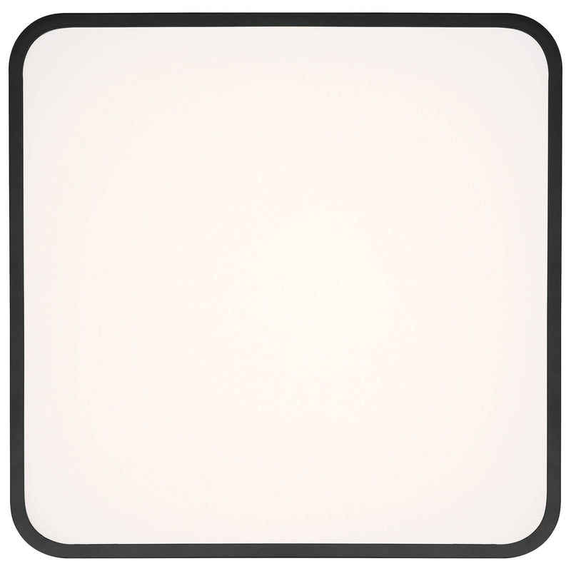 Granada Large LED Flush Mount in Black