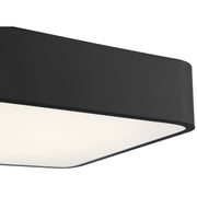 Granada Large LED Flush Mount in Black
