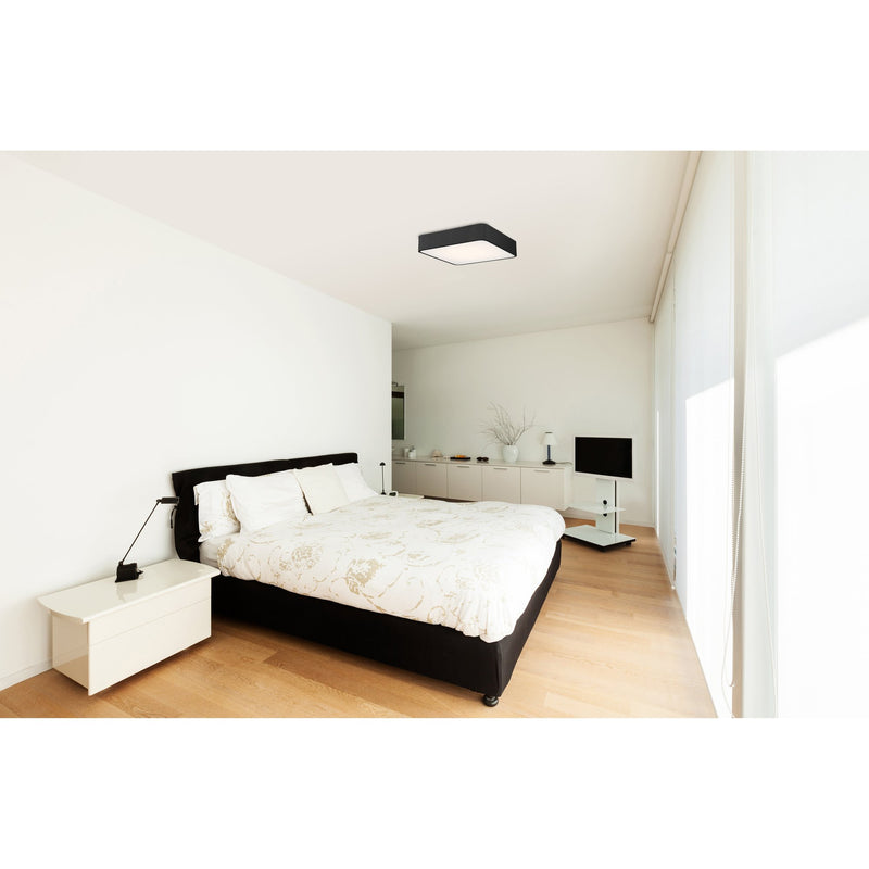 Granada Medium LED Flush Mount in Black