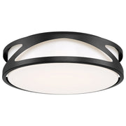 Lucia Small Flush Mount in Black