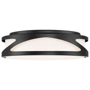 Lucia Small Flush Mount in Black