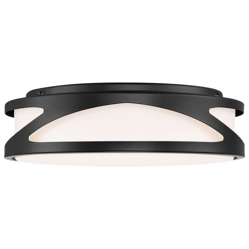 Lucia Small Flush Mount in Black