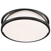 Lucia Small Flush Mount in Black