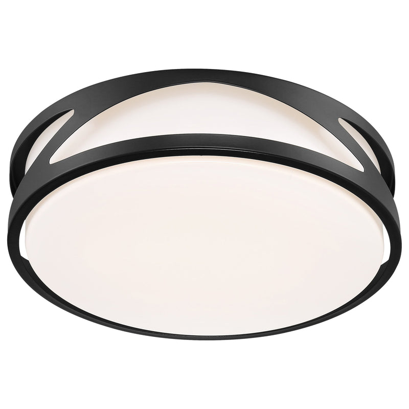 Lucia Small Flush Mount in Black