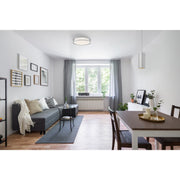 Lucia Large LED Flush Mount in Satin