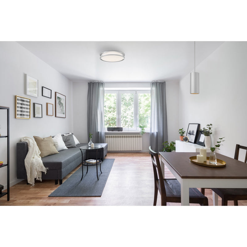 Lucia Large LED Flush Mount in Satin