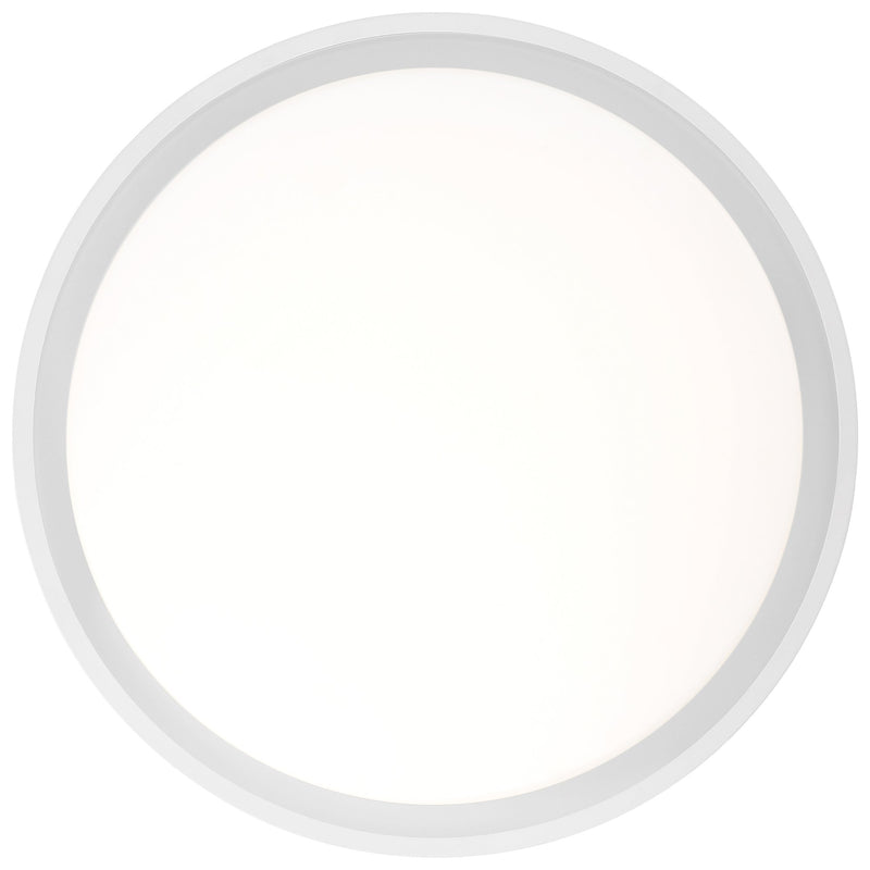 Lucia Medium LED Flush Mount in White