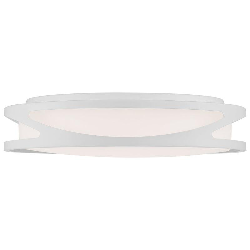 Lucia Medium LED Flush Mount in White