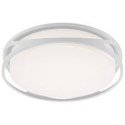 Lucia Medium LED Flush Mount in White