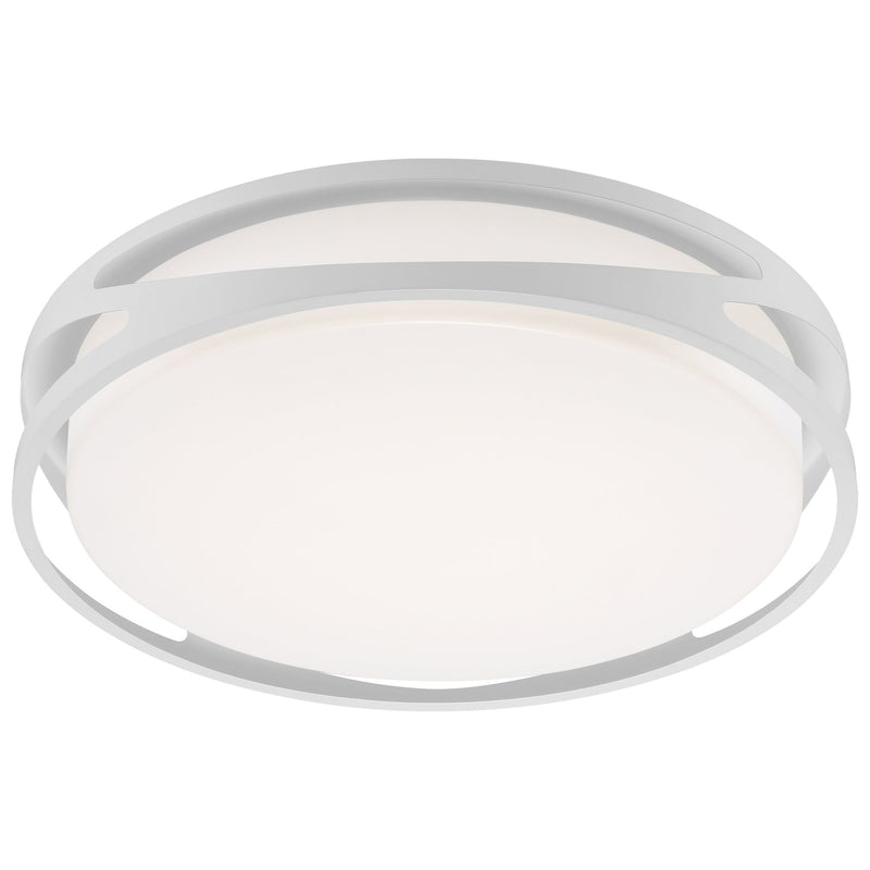 Lucia Medium LED Flush Mount in White