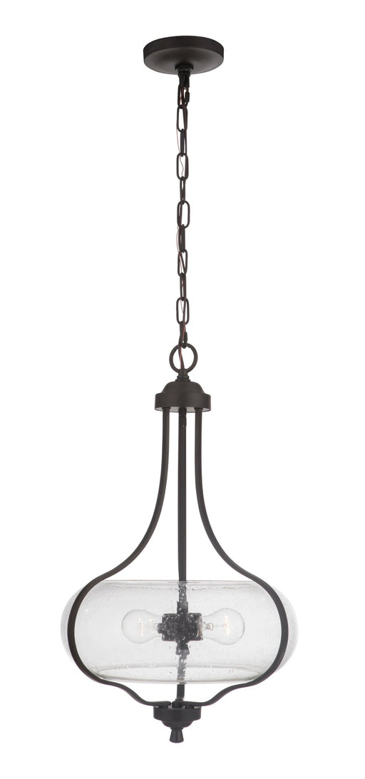 Serene 2 Light 15" Pendant in Espresso