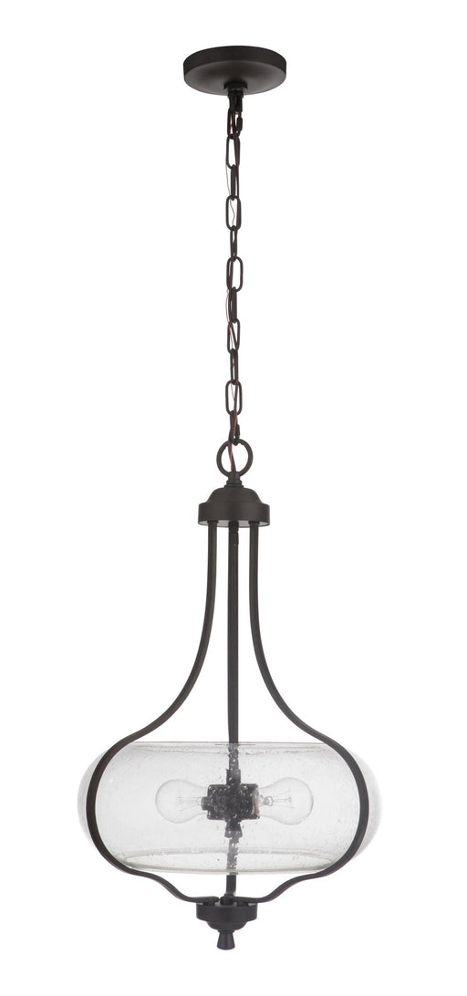 Serene 2 Light 15" Pendant in Espresso