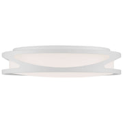 Lucia Large LED Flush Mount in White