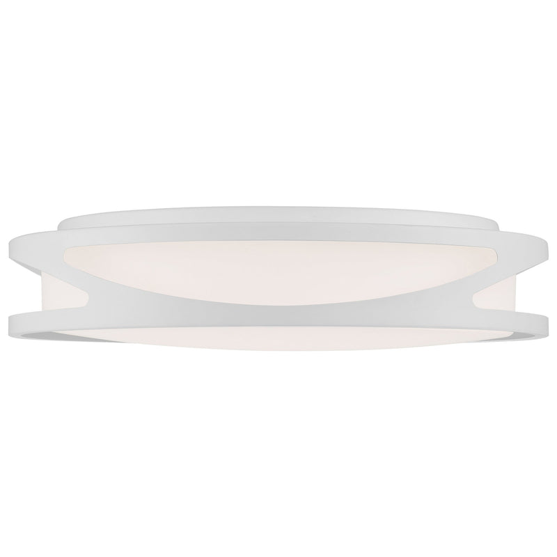 Lucia Large LED Flush Mount in White