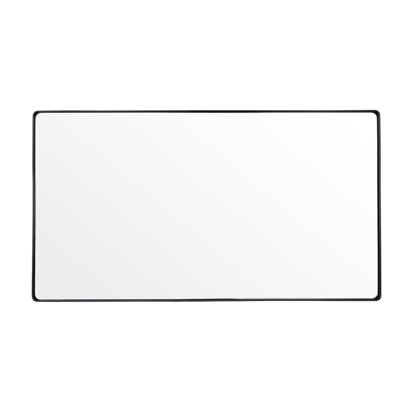 Kye 22" x 40" Rectangular Wall Mirror in Black