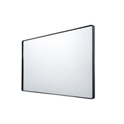 Kye 22" x 40" Rectangular Wall Mirror in Black