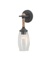 Hightider Wall Sconce in Natural / Clear / French Satin