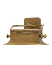 Malvasia Picture Light in Vintage Brass