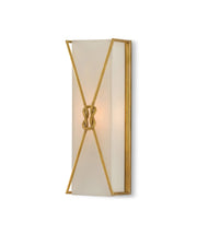 Ariadne Wall Sconce in Contemporary Gold Leaf