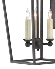 Denison 3-Light Wall Sconce in Molé Black