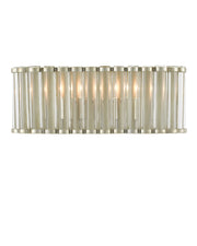 Warwick 2-Light Wall Sconce in Clear / Contemporary Silver Leaf