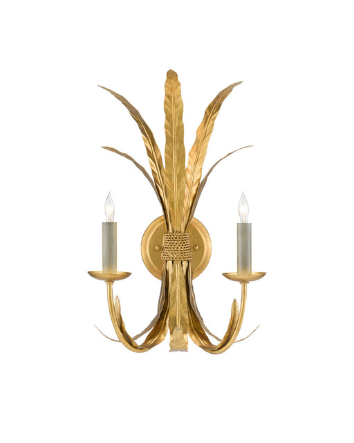 Bette 2-Light Wall Sconce in Grecian Gold Leaf