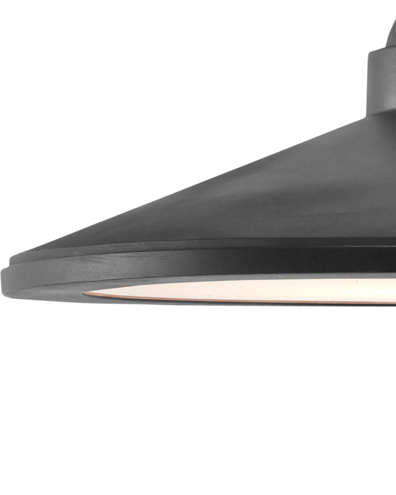 Ditchley Wall Sconce in Black Bronze / White