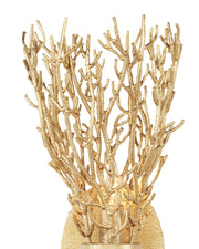Sea Fan 2-Light Wall Sconce in Gold Gilt