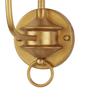 Nottaway Wall Sconce in Contemporary Gold Leaf