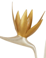 Paradiso 2-Light Right Wall Sconce in Contemporary Silver Leaf / Contemporary Gold Leaf / Gold
