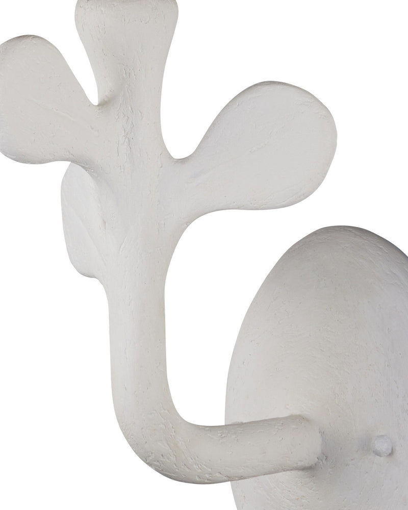 Charny Wall Sconce in Gesso White